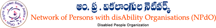 Network of Persons with disAbility Organisations (NPdO)